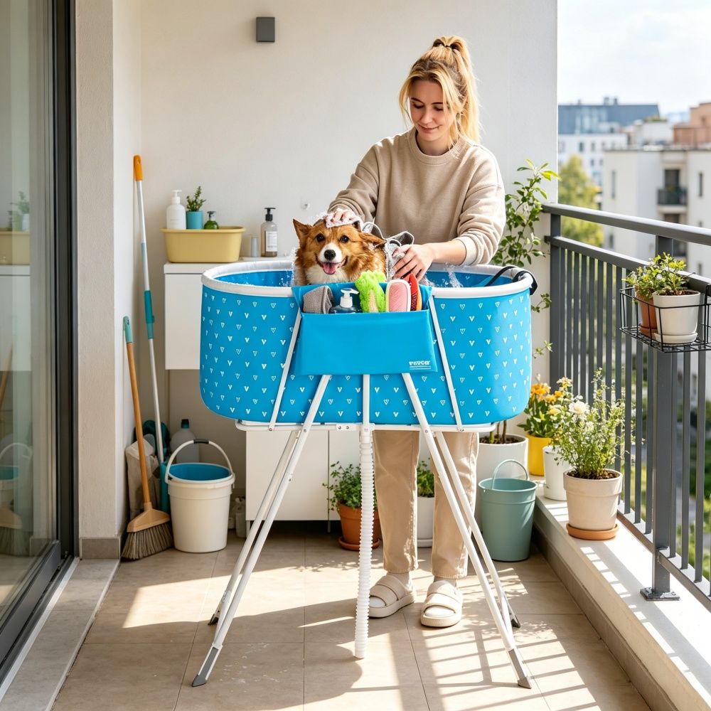 Portable Dog Bathtub