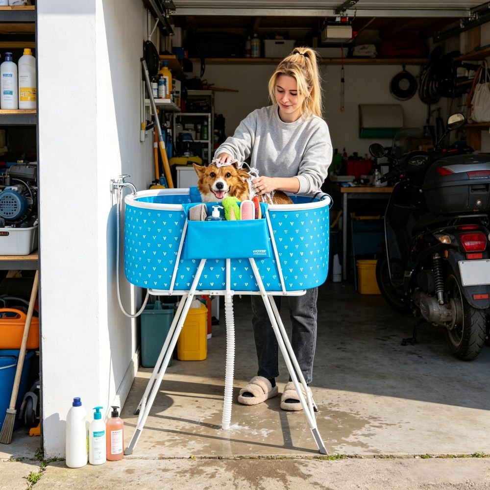 Portable Dog Bathtub