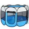 Portable Foldable Pet Tent Exercise Pen – Removable Zipper Top & Bottom, Water Resistant
