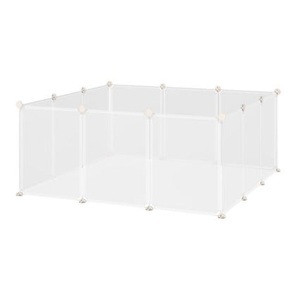 12-Panel DIY Pet Playpen for Bunnies, Chinchillas & Guinea Pigs