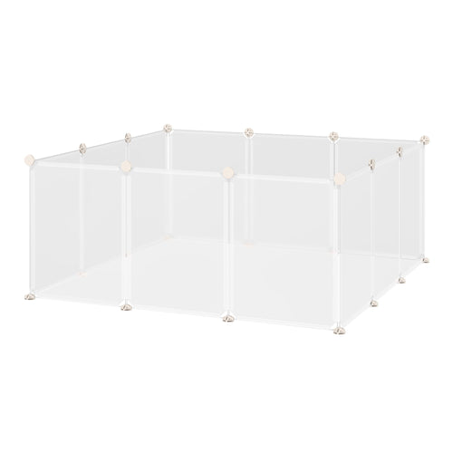 12-Panel DIY Pet Playpen for Bunnies, Chinchillas & Guinea Pigs