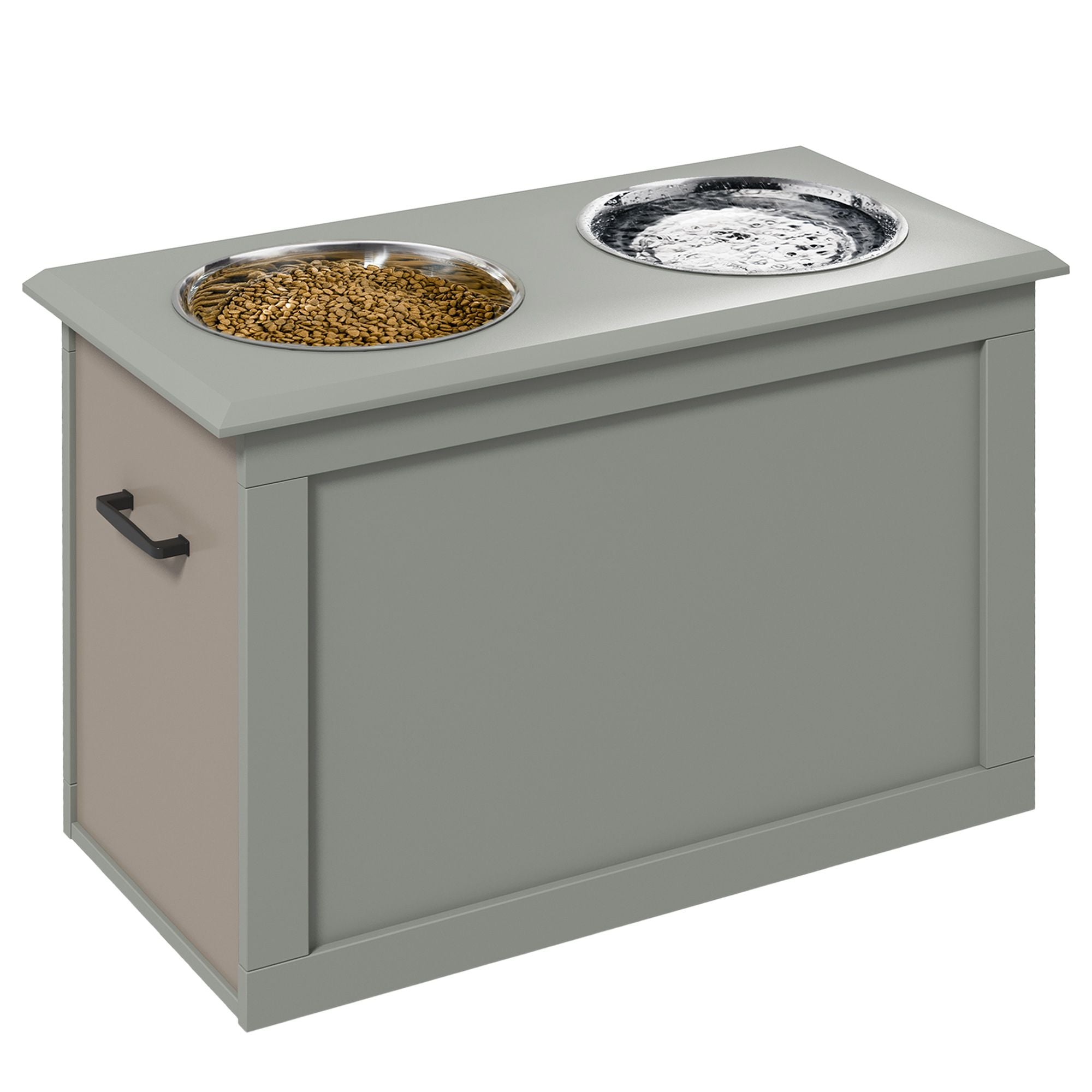 Elevate Your Large Dog's Mealtime with Ergonomic Raised Feeding Station