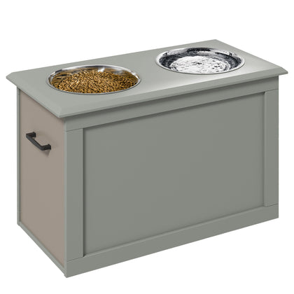 Elevate Your Large Dog's Mealtime with Ergonomic Raised Feeding Station