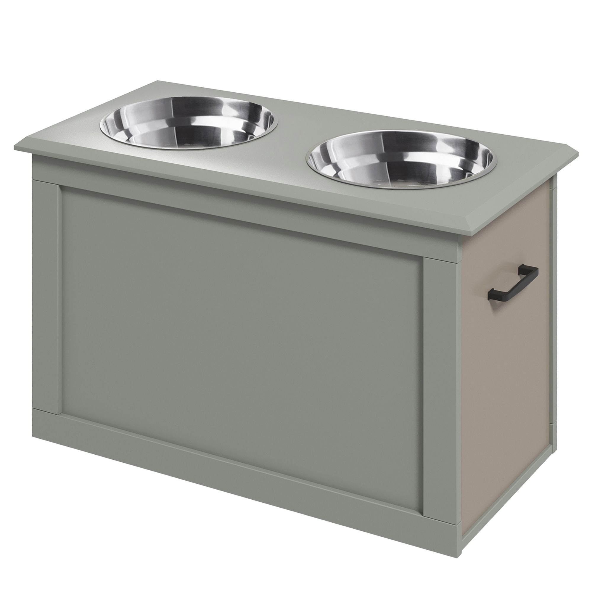 Elevate Your Large Dog's Mealtime with Ergonomic Raised Feeding Station