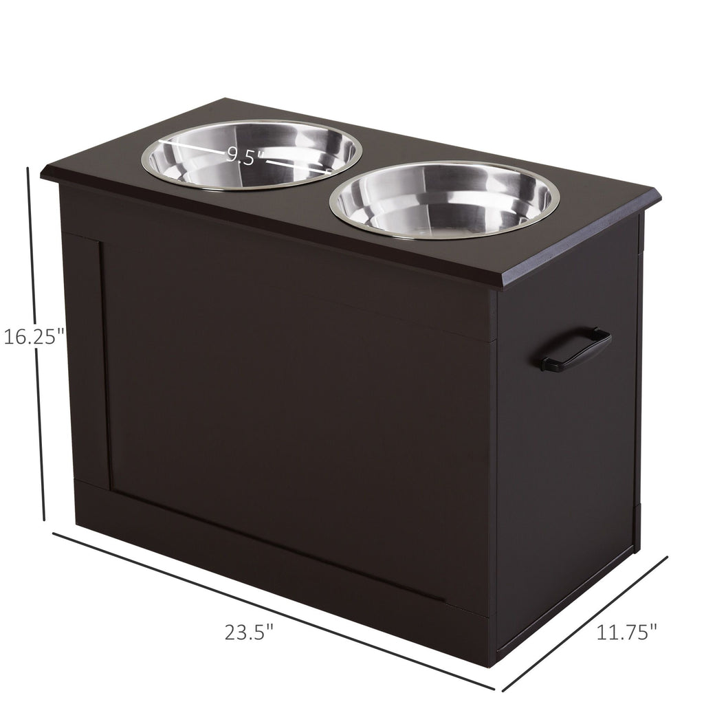 Elevate Your Large Dog's Mealtime with This Raised Feeding Station