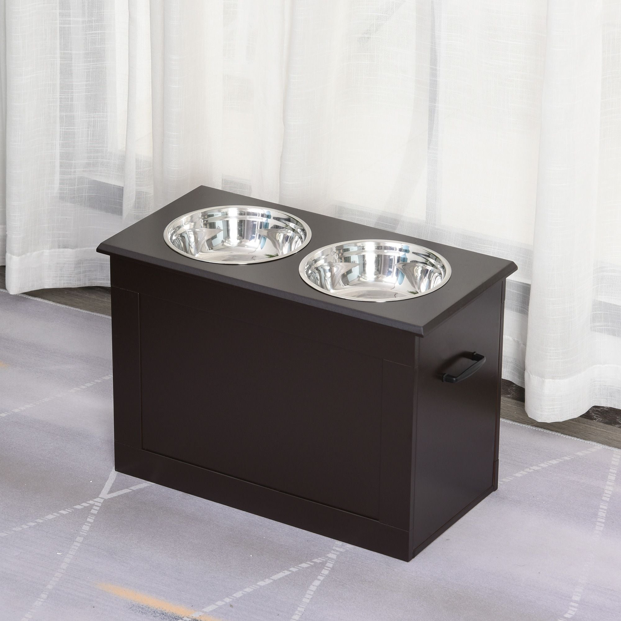 Elevate Your Large Dog's Mealtime with This Raised Feeding Station