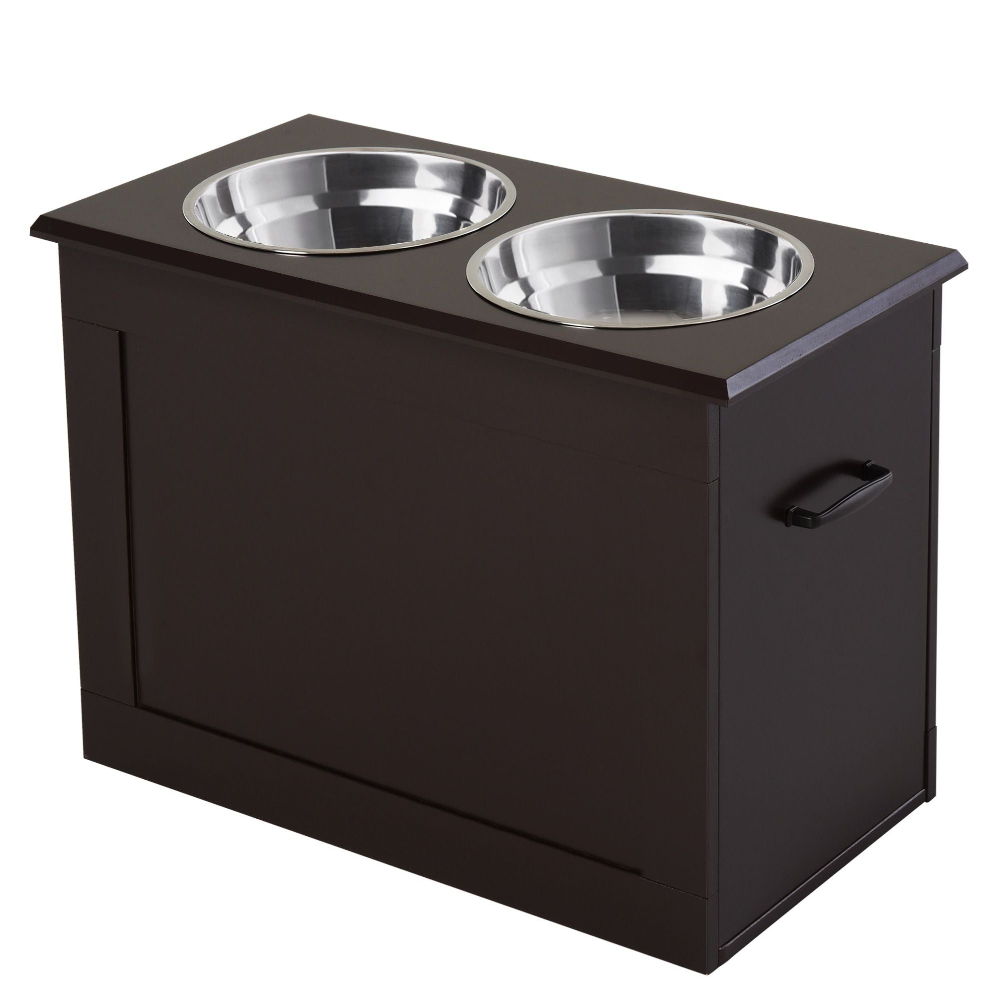 Elevate Your Large Dog's Mealtime with This Raised Feeding Station