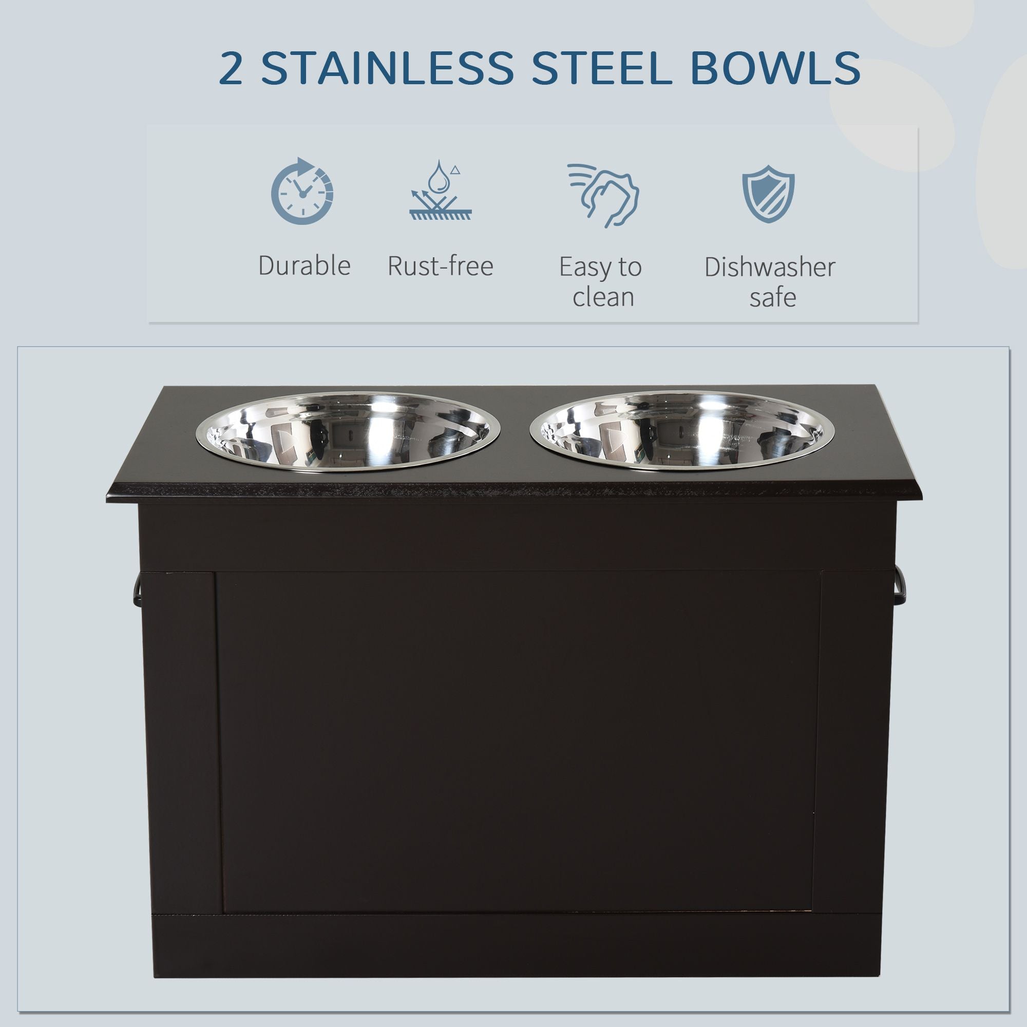 Elevate Your Large Dog's Mealtime with This Raised Feeding Station