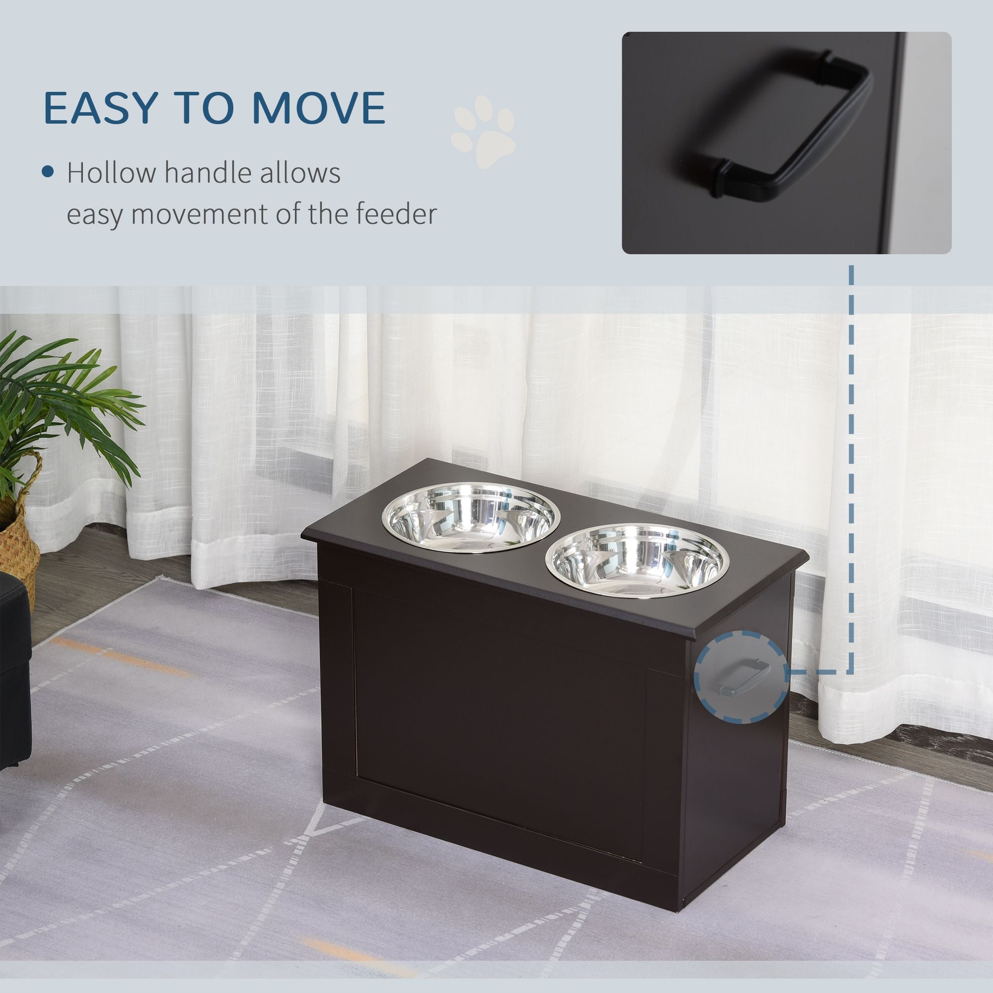 Elevate Your Large Dog's Mealtime with This Raised Feeding Station