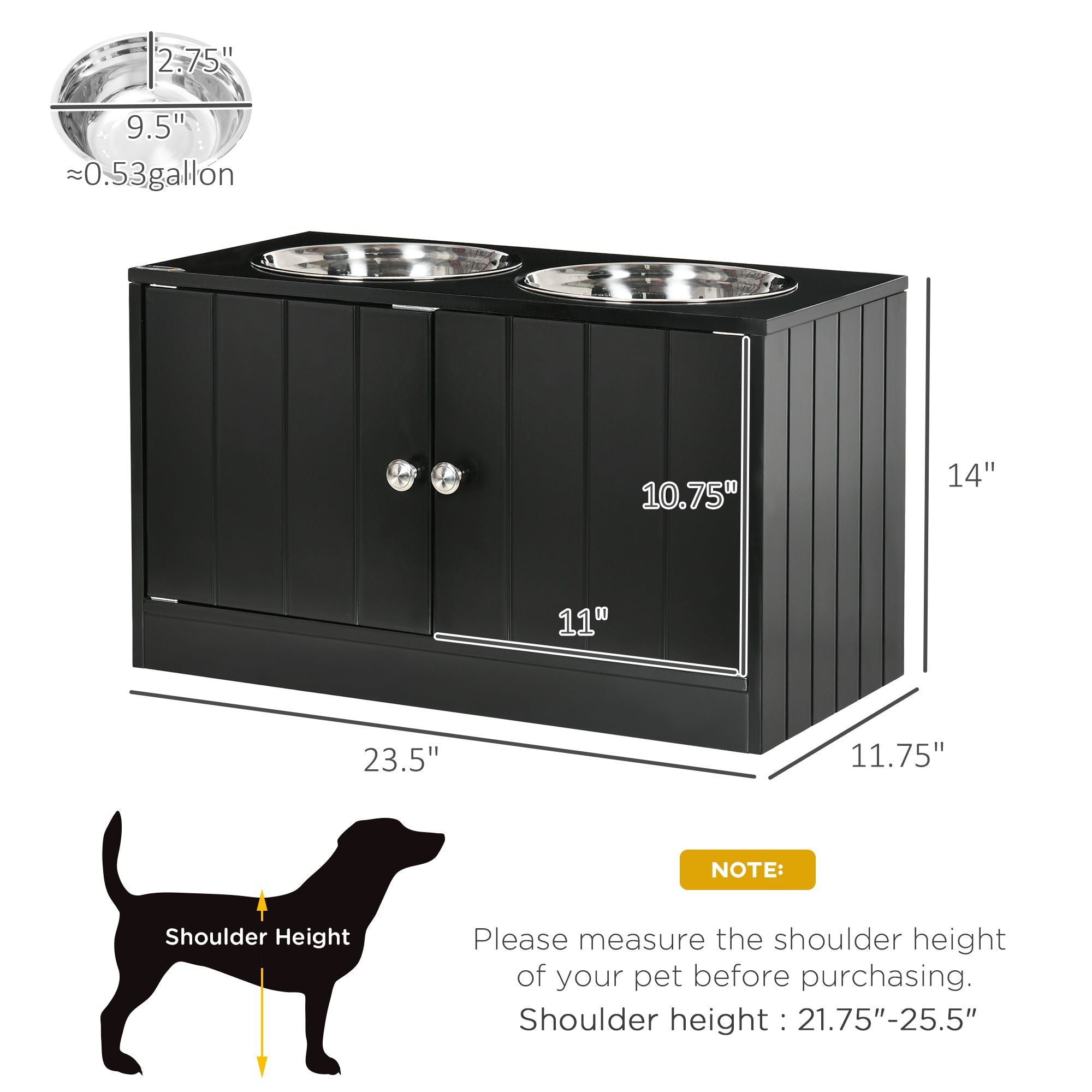 Elevate Mealtime & Organize Pet Supplies with This Raised Feeding Station