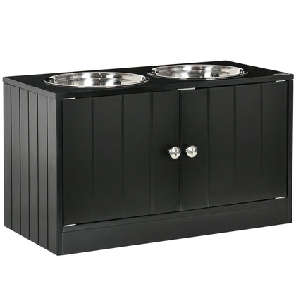 Elevate Mealtime & Organize Pet Supplies with This Raised Feeding Station
