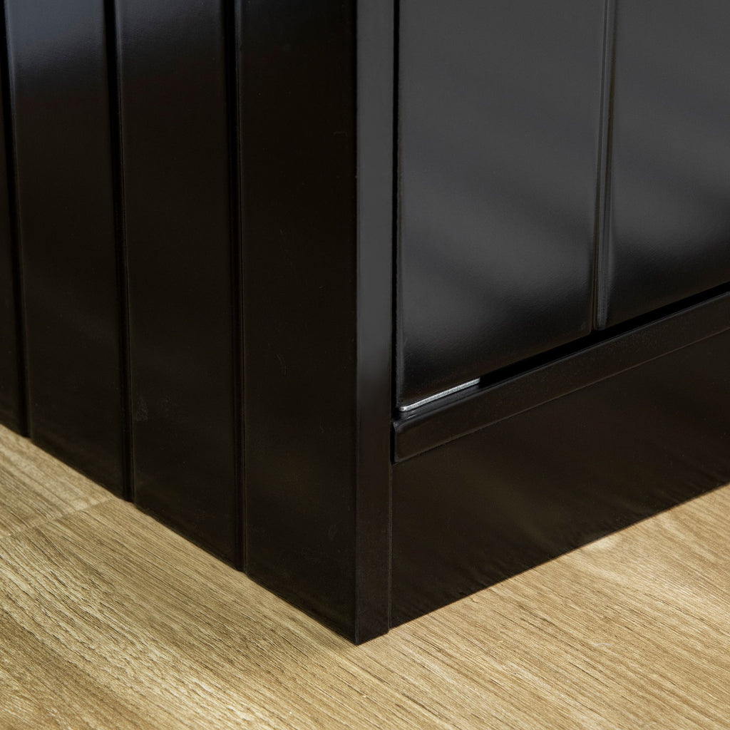 Elevate Mealtime & Organize Pet Supplies with This Raised Feeding Station