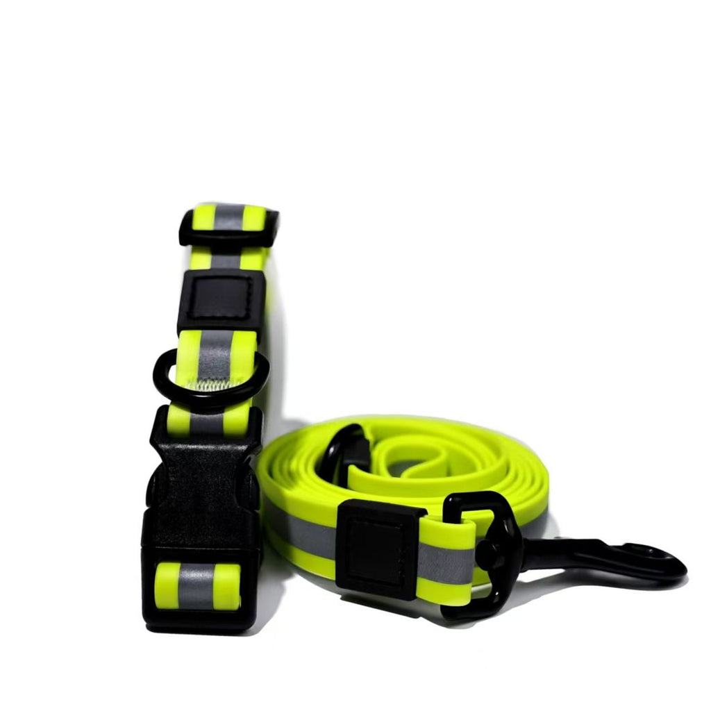 practical water-ready Reflective Dog Leash & Collar Set