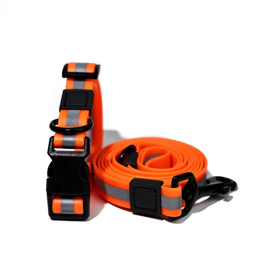 practical water-ready Reflective Dog Leash & Collar Set