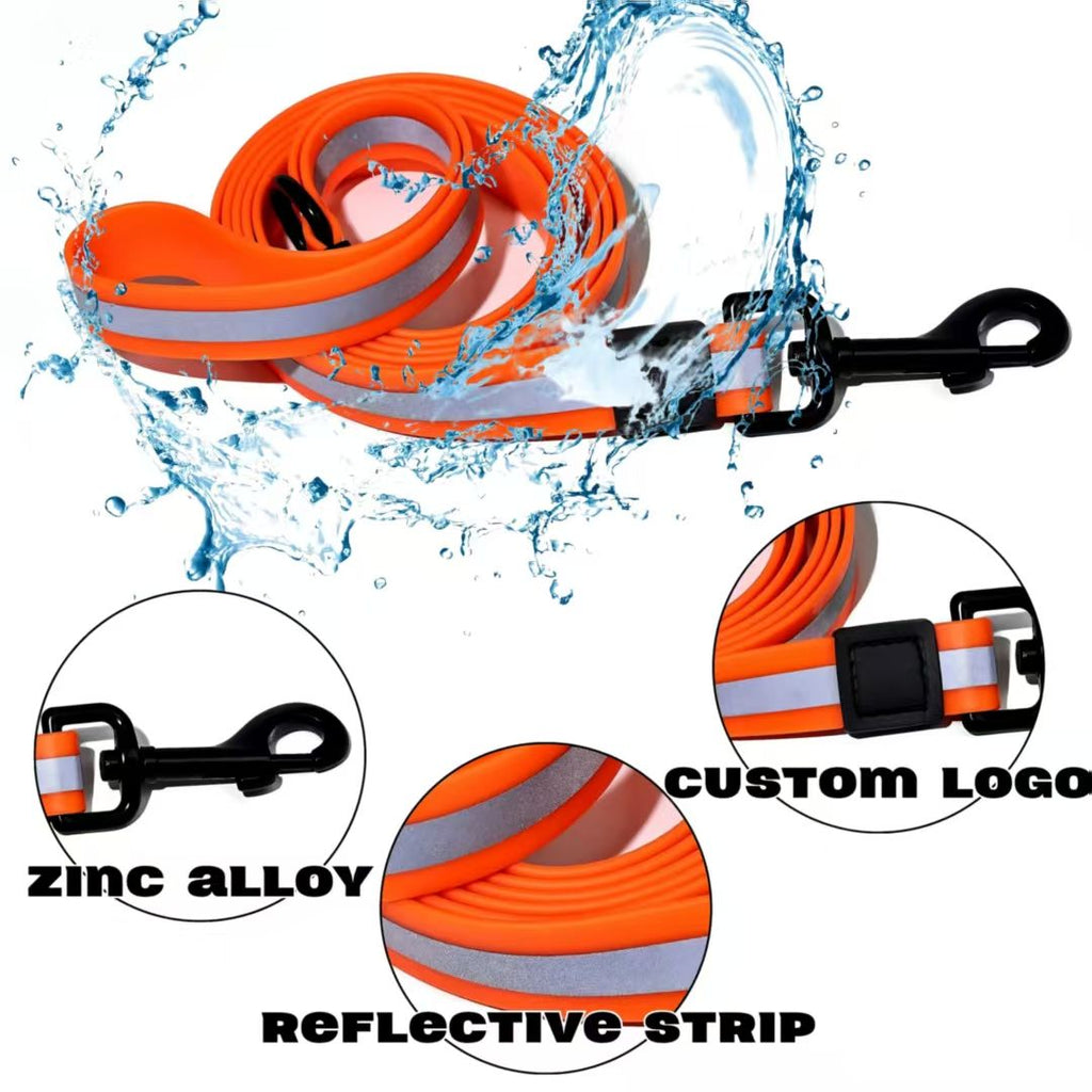 practical water-ready Reflective Dog Leash & Collar Set