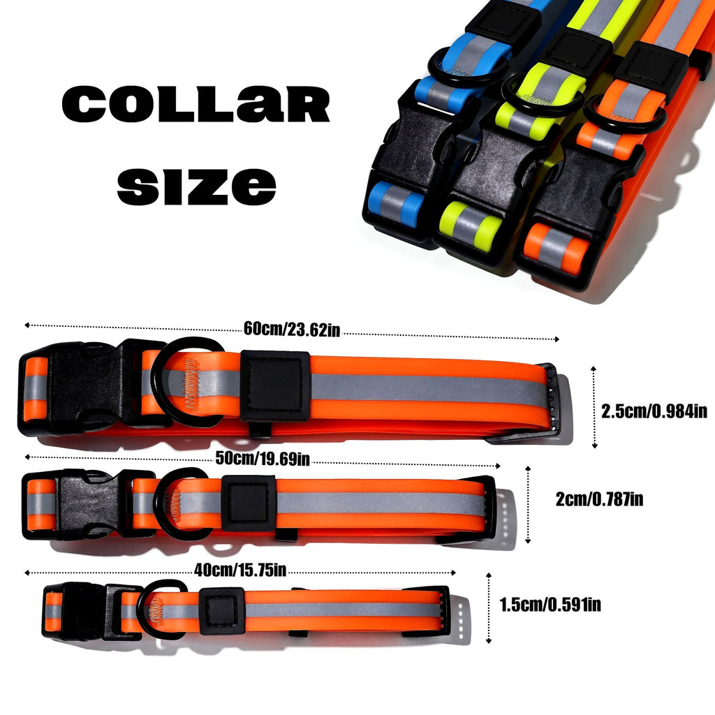 practical water-ready Reflective Dog Leash & Collar Set
