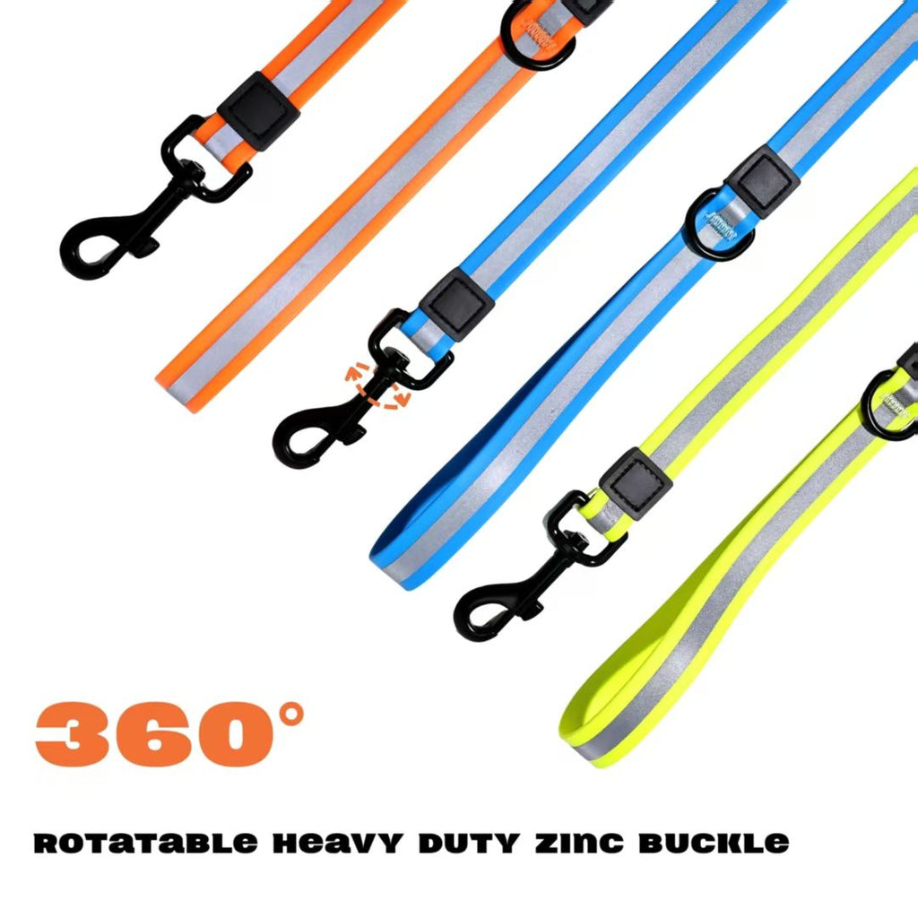 practical water-ready Reflective Dog Leash & Collar Set