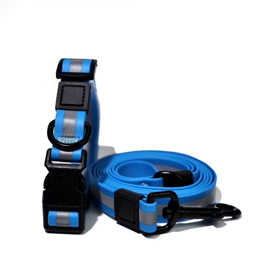 practical water-ready Reflective Dog Leash & Collar Set