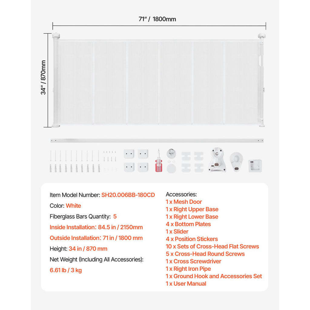 Keep Your Pets and Kids Safe with a Retractable Mesh Gate