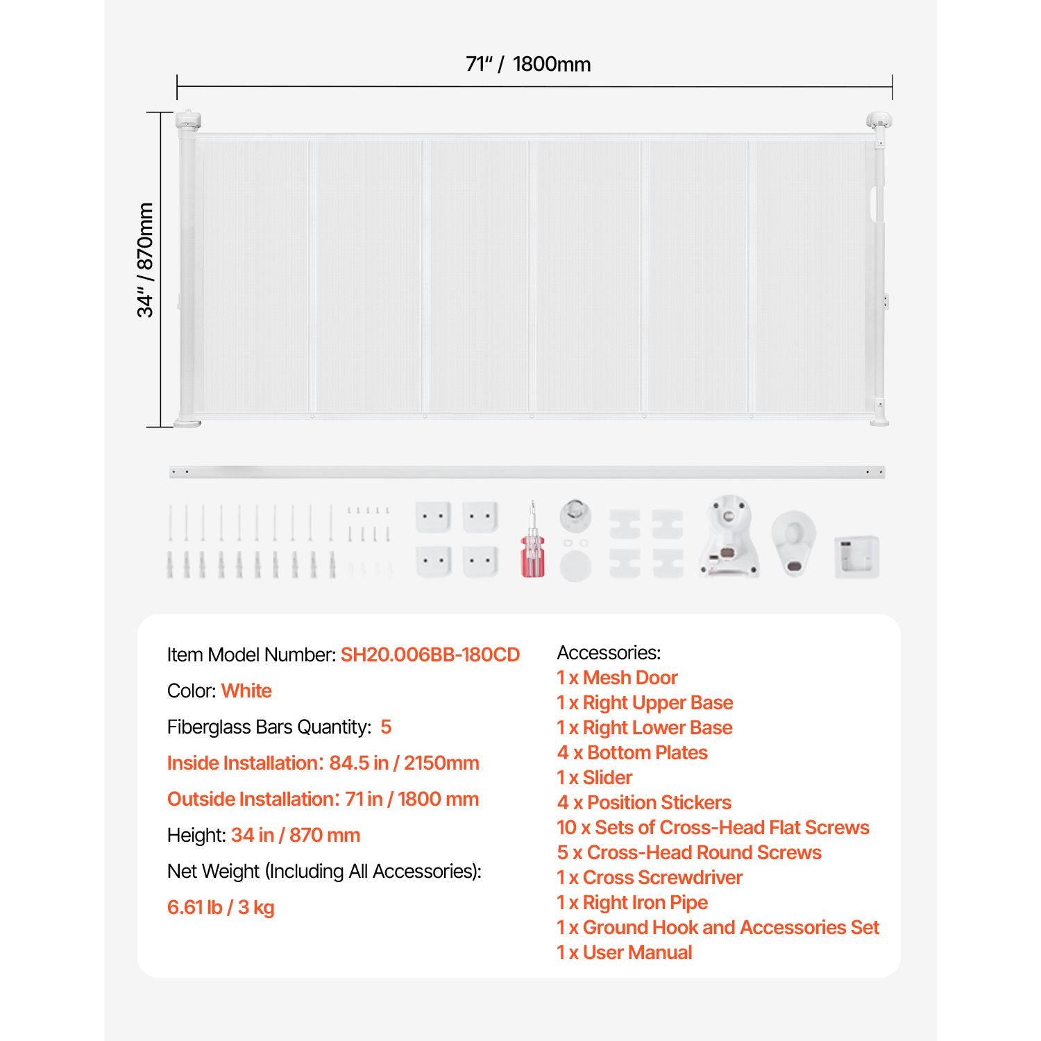 Keep Your Pets and Kids Safe with a Retractable Mesh Gate