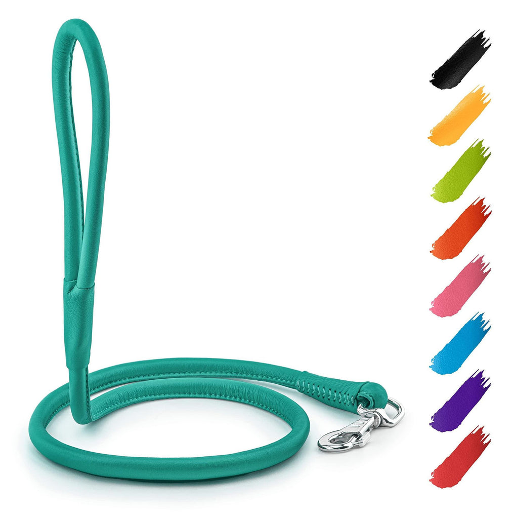 Glamour Leather Dog Leash – everyday, Soft, and Stylish in 5 Sizes