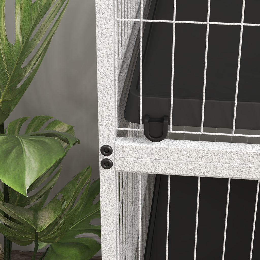 50- Rolling Pet Cage with Hammock & 4 Doors for Ferrets and Chinchillas