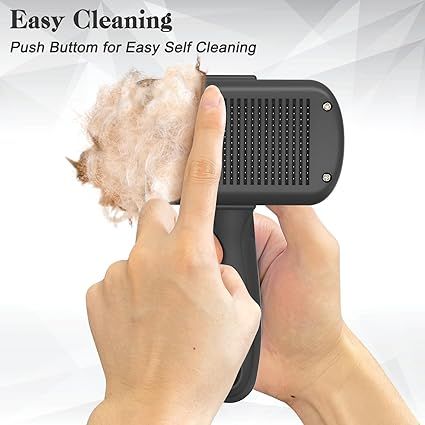 High-Quality Stainless structured Shedding Brush for Dogs