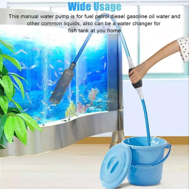 Siphon Pump for Fish Tank Water Changes - Leak-Proof Design