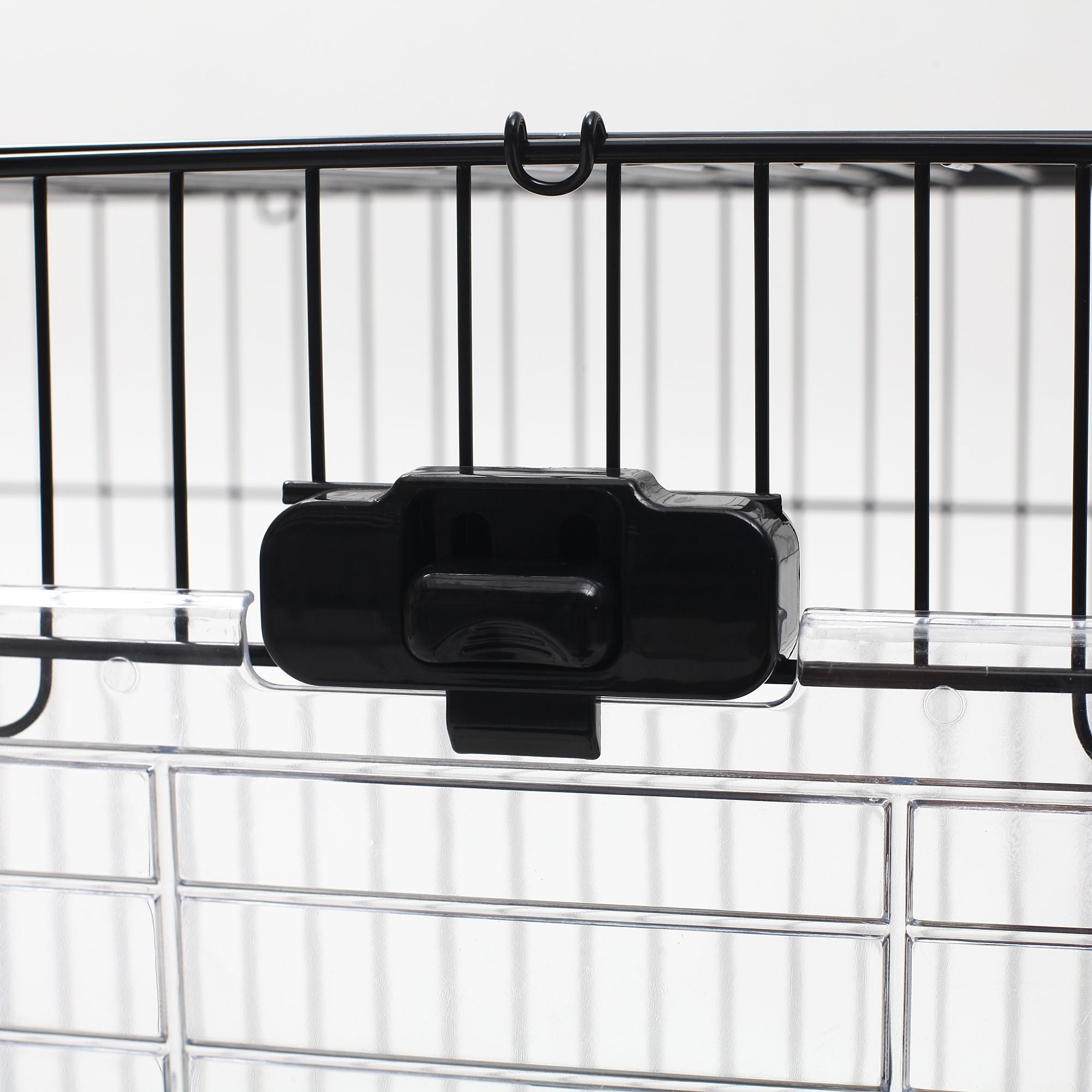 PawHut 2-Level Small Animal Cage with Wheels and Removable Tray for Bunnies, Chinchillas, Ferrets