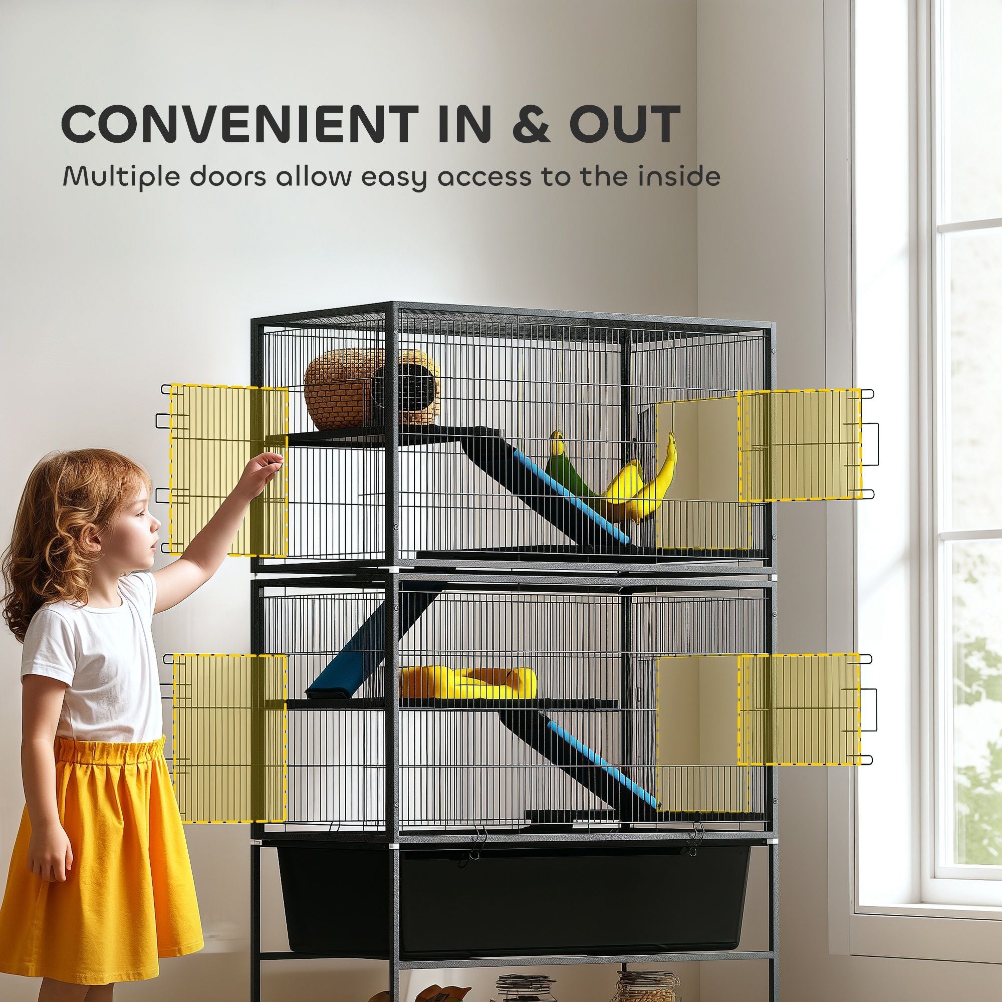 Small Animal Cage /Chinchilla Cage ( Amazon Shipping)(Prohibited by WalMart)