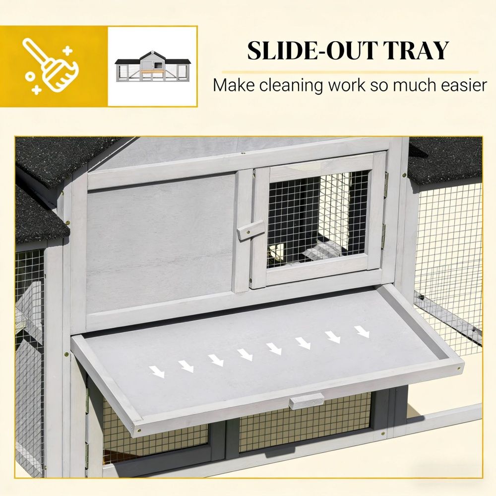 Solid Fir furniture-style Small Animal Playpen with Raised Perch and Lockable Doors