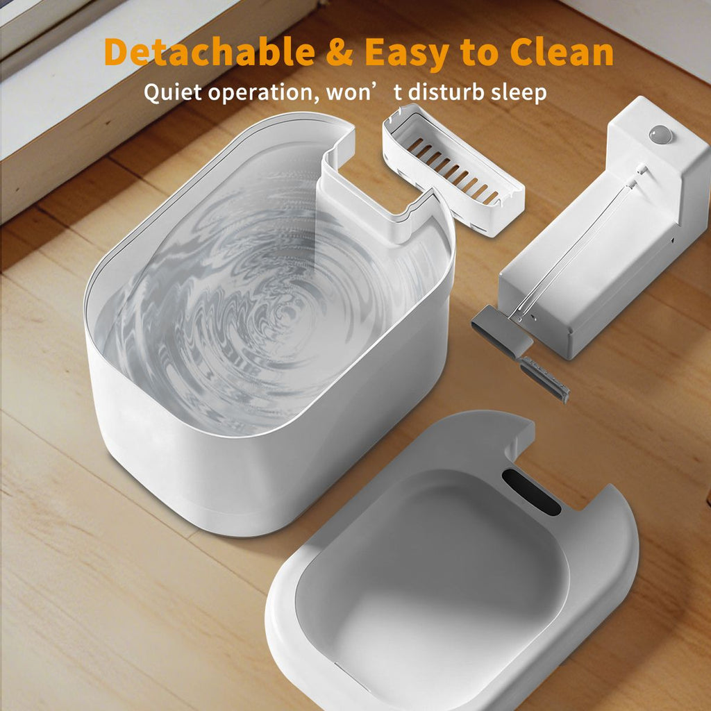 Small sugar pet water dispenser, multi-layer filtration to maintain water quality, large capacity water storage, beautiful and practical for home placement