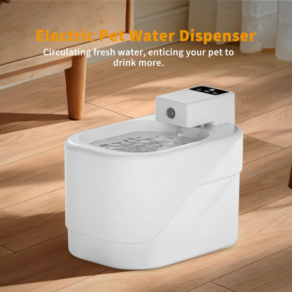 Small sugar pet water dispenser, multi-layer filtration to maintain water quality, large capacity water storage, beautiful and practical for home placement