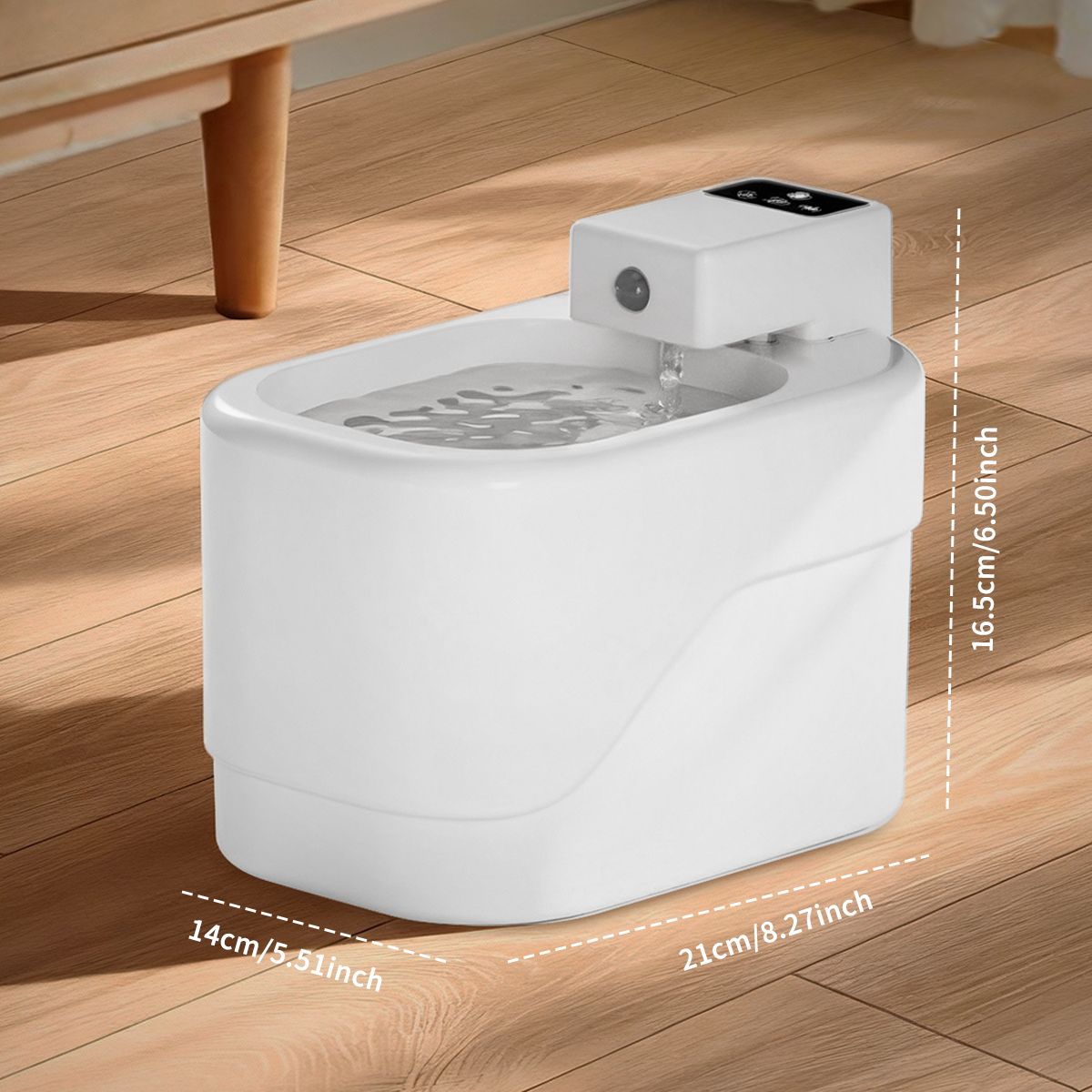 Small sugar pet water dispenser, multi-layer filtration to maintain water quality, large capacity water storage, beautiful and practical for home placement