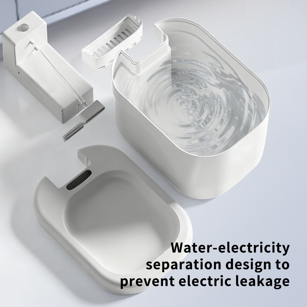 Small sugar pet water dispenser, multi-layer filtration to maintain water quality, large capacity water storage, beautiful and practical for home placement