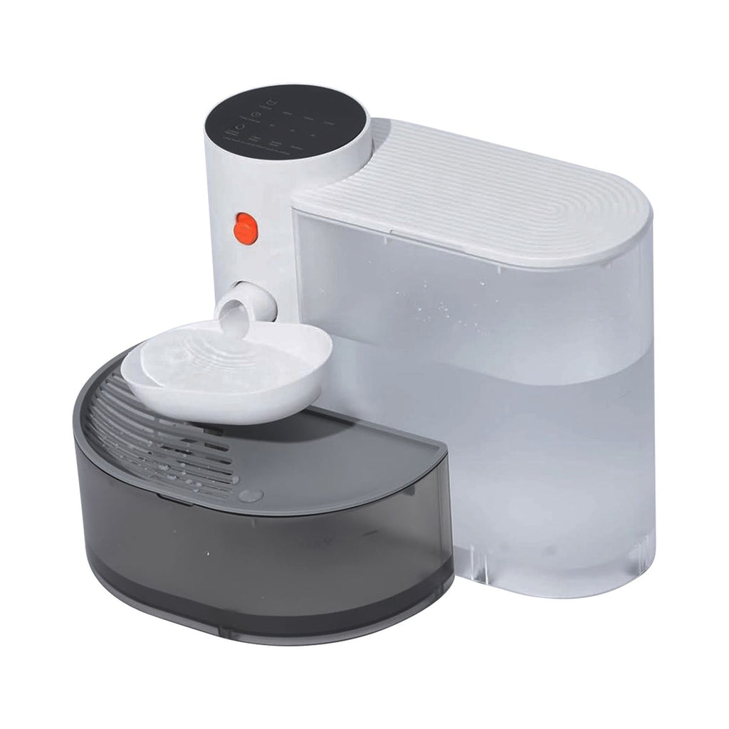 Self-Refilling Pet Water Fountain with Touch Timer Controls
