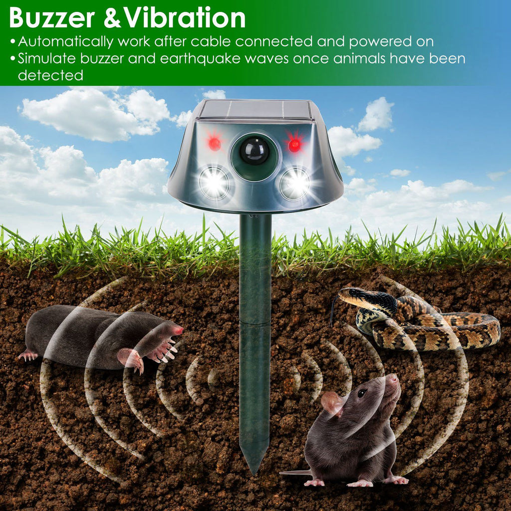 Protect Your Garden with Solar-Powered Ultrasonic Animal Repeller