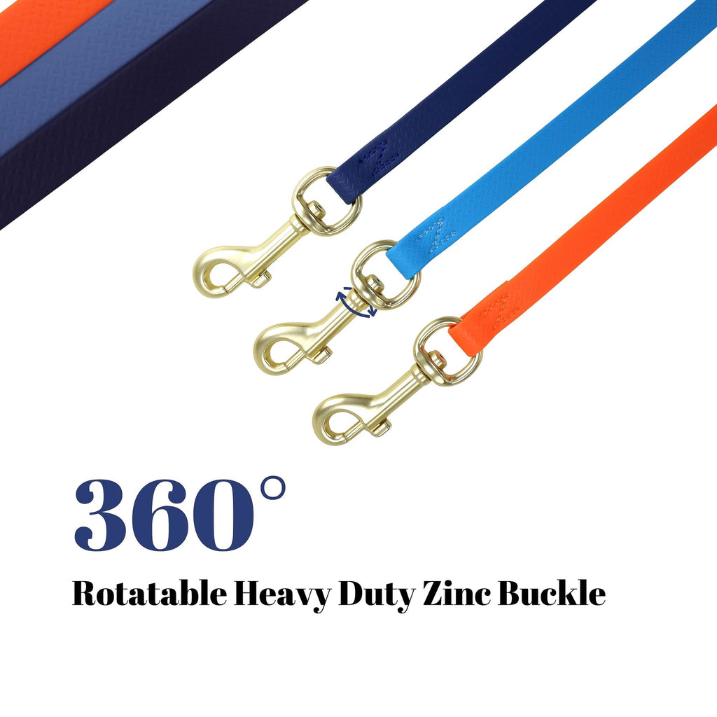 water-ready PVC Dog Leash with High-Visibility Colors and Secure structured Clasp