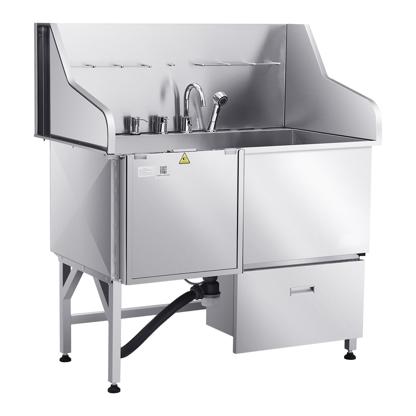 Effortless Dog Baths with the VEVOR Stainless Steel Washing Station