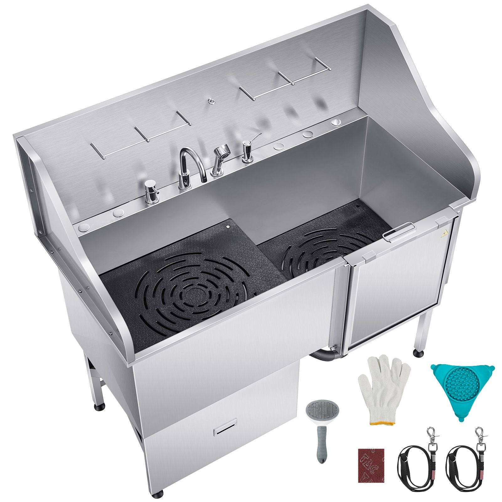 Effortless Dog Baths with Our Stainless Steel Grooming Tub