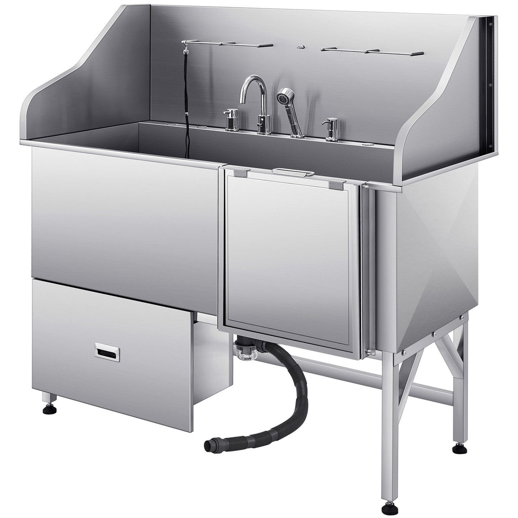 Effortless Dog Baths with Our Stainless Steel Grooming Tub