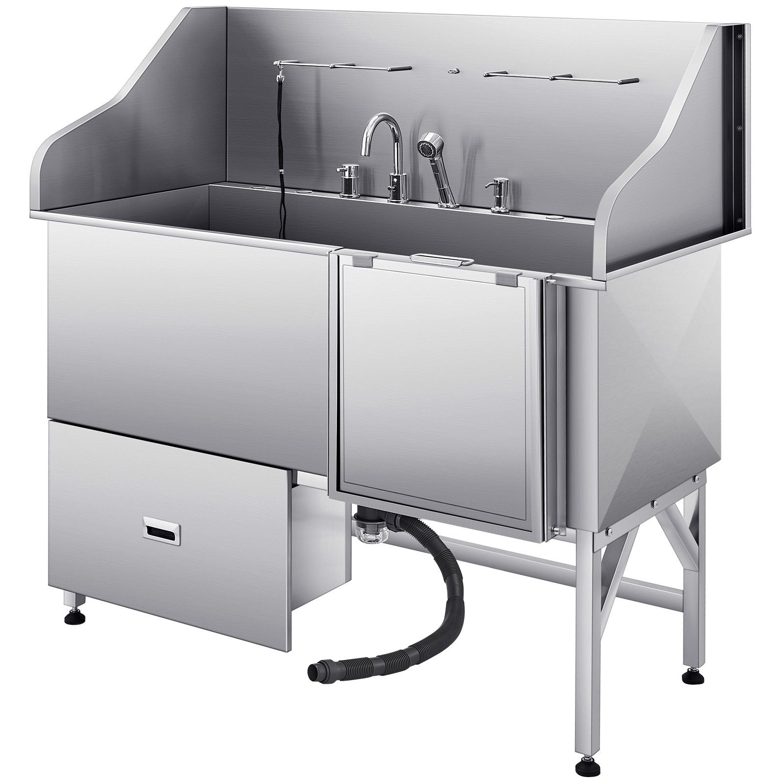Effortless Dog Baths with Our Stainless Steel Grooming Tub