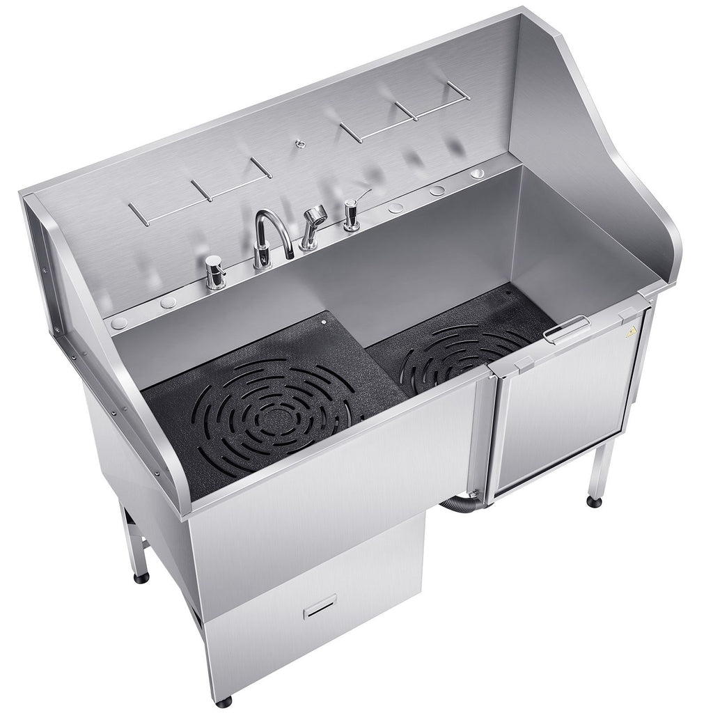 Effortless Dog Baths with Our Stainless Steel Grooming Tub