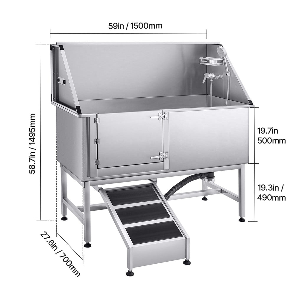 Transform Bath Time: The Ultimate Stainless Steel Dog Washing Station