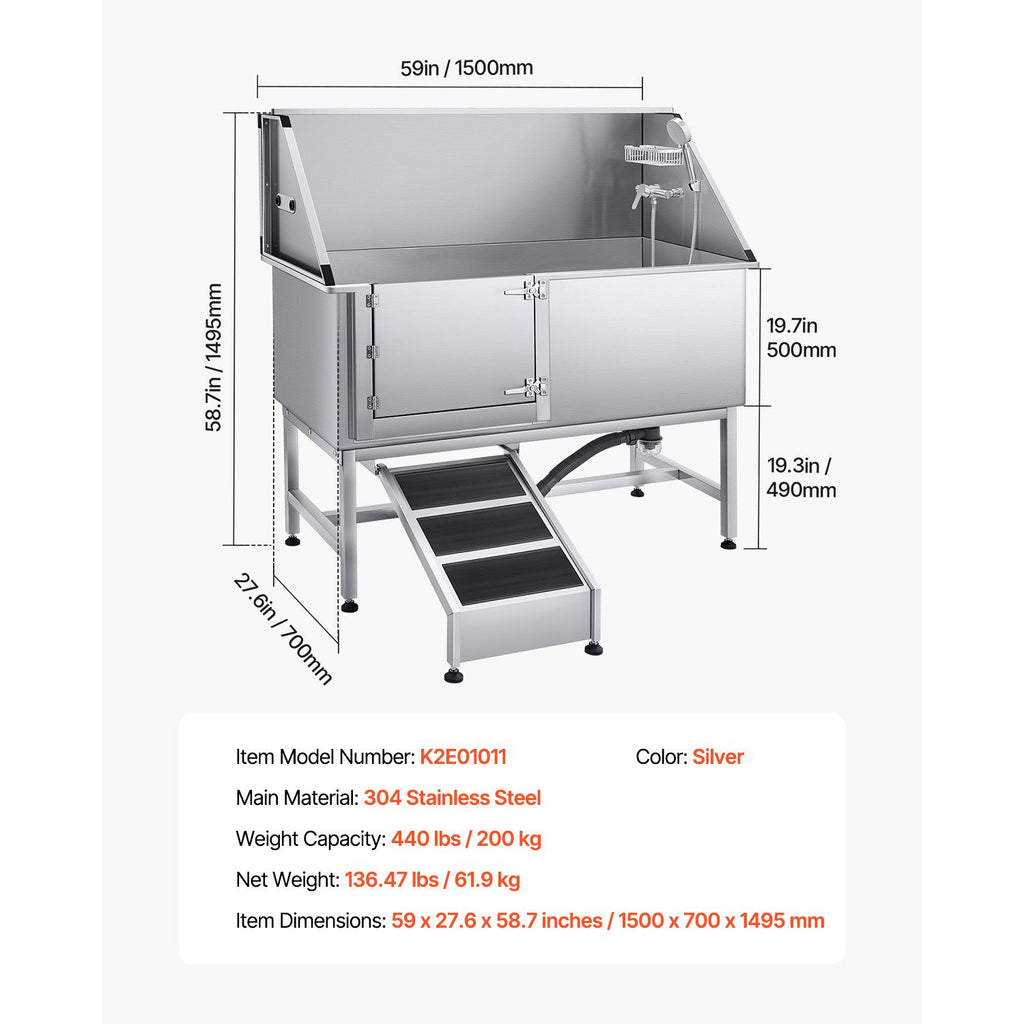 Transform Bath Time: The Ultimate Stainless Steel Dog Washing Station