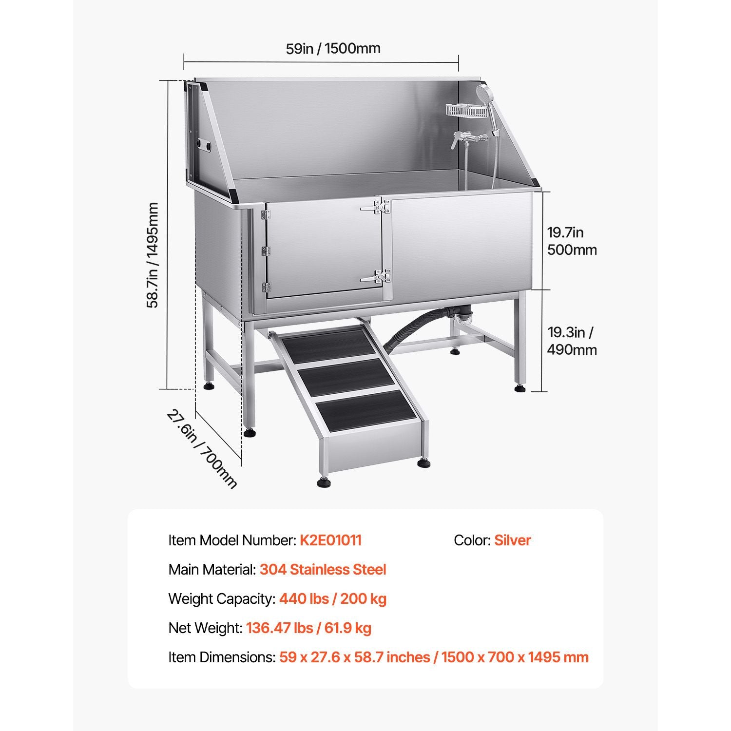 Transform Bath Time: The Ultimate Stainless Steel Dog Washing Station