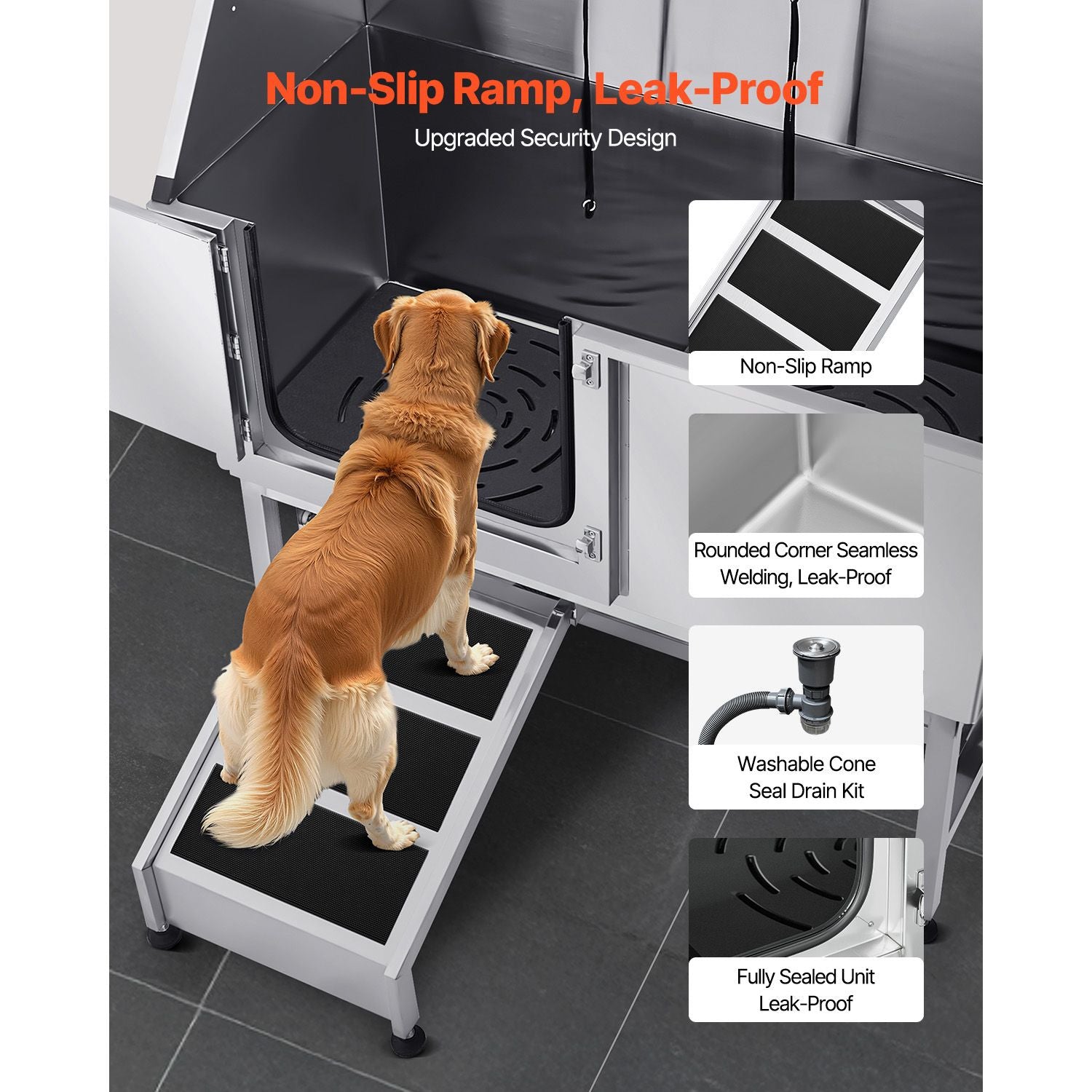 Transform Bath Time: The Ultimate Stainless Steel Dog Washing Station
