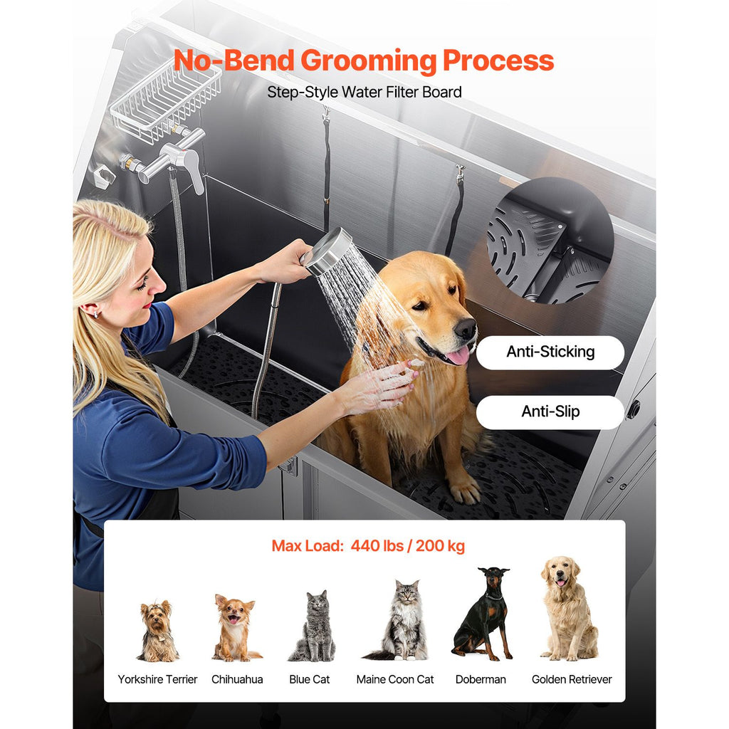 Transform Bath Time: The Ultimate Stainless Steel Dog Washing Station