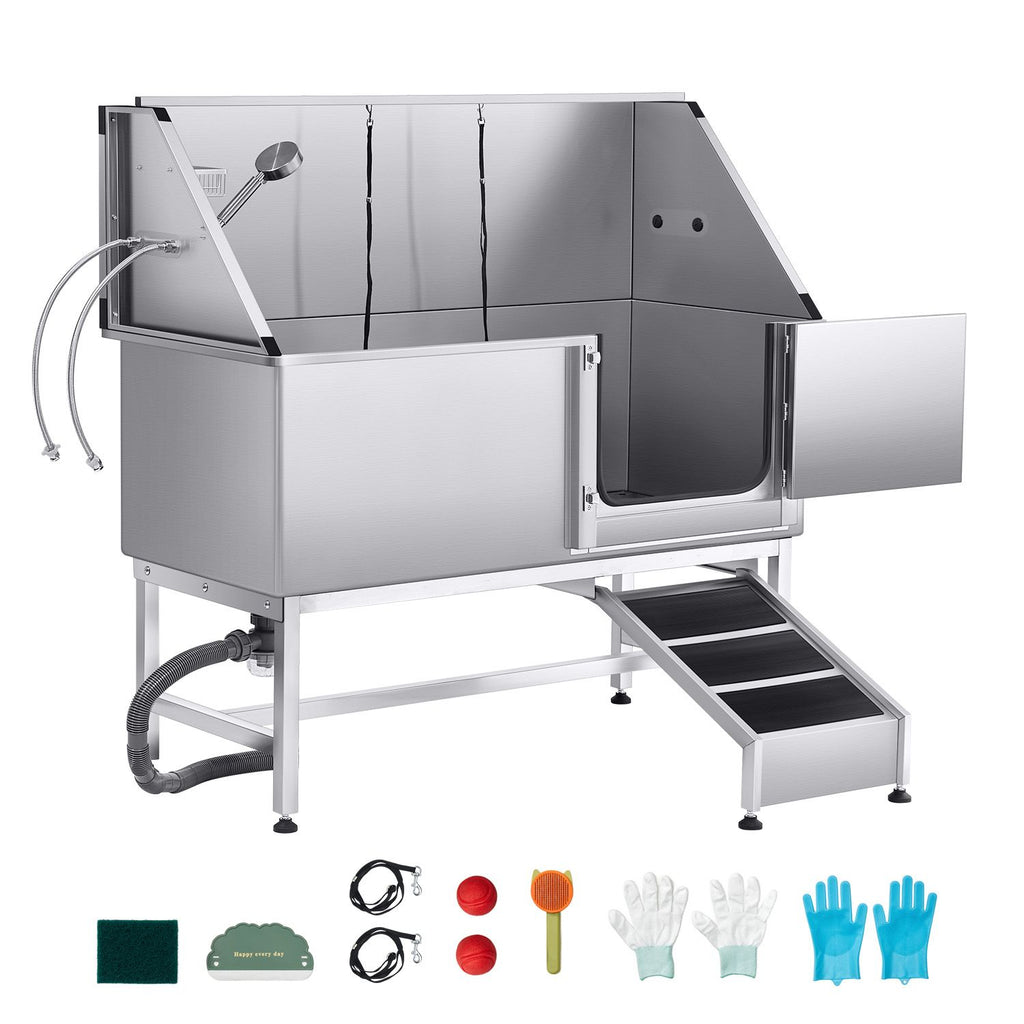 Make Bath Time a Breeze with Our Stainless Steel Dog Washing Station