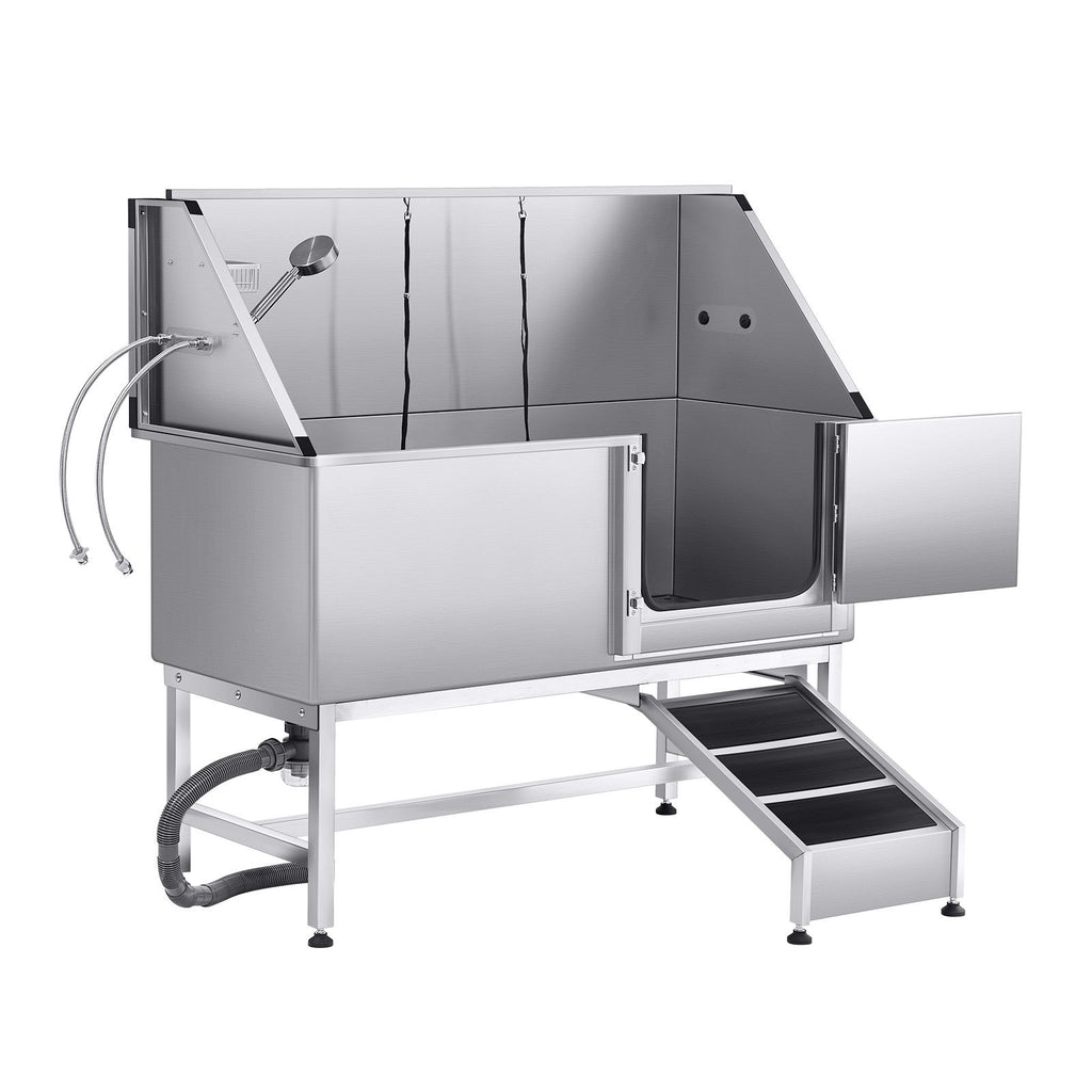 Make Bath Time a Breeze with Our Stainless Steel Dog Washing Station